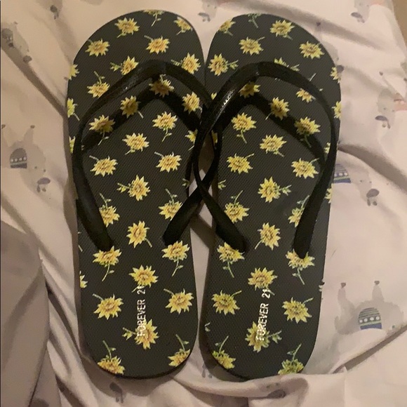 sunflower flip flops